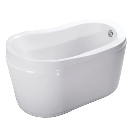 Aqua Eden Freestanding Bathtubs, 51.75 L, 29.94 W, White, Acrylic VTRS523030